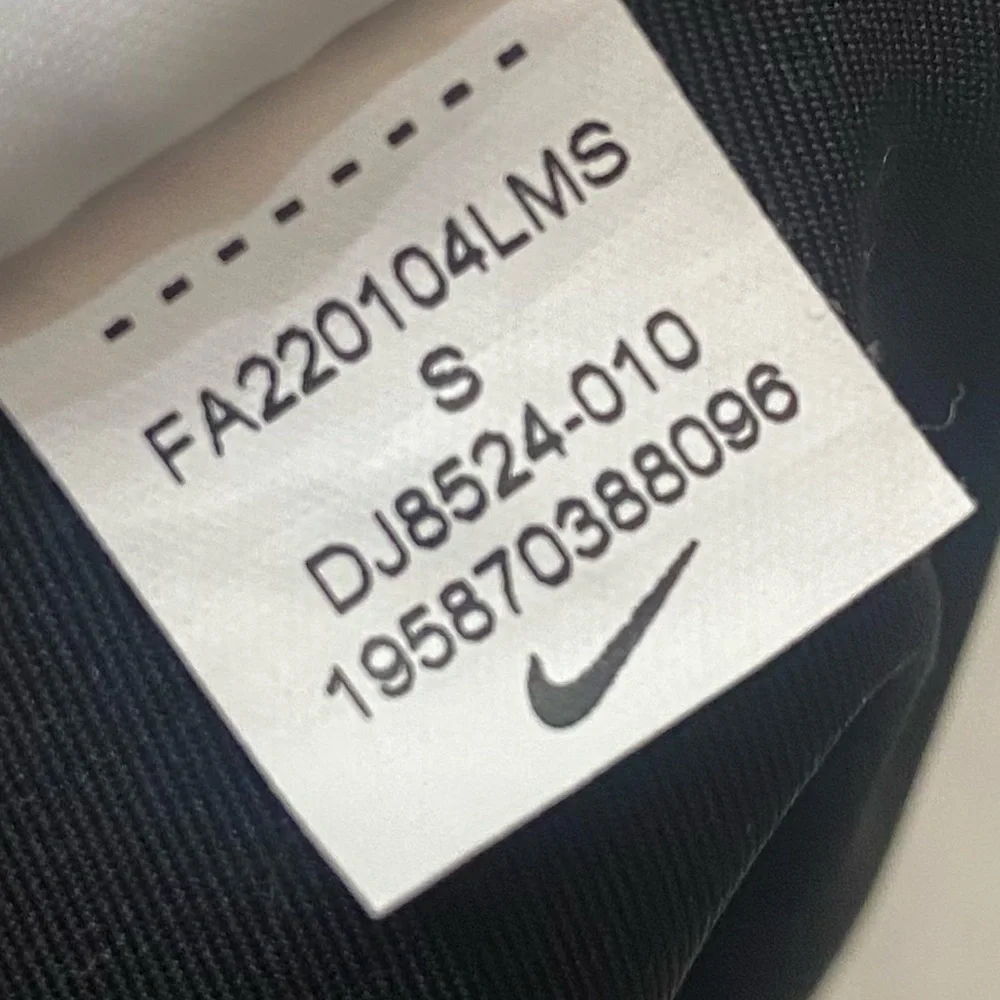 Nike Black Leggings with White Swoosh 2230